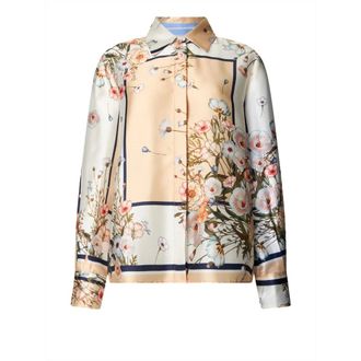 Liu Jo Shirts, female, Multicolor, Size: XL Printed Twill Shirt