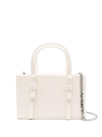 トートバッグ KARA Crush Satchel Bag - Kara - Brass - White Kara Satchel bags and purses for Women | Online Sale up to
