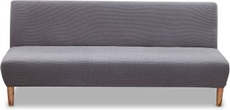 OEM Funda Para Sof&aacute; - Poli&eacute;ster Elastano - Cobertura Total Para Sof&aacute; De 190 A 230 Cm - Gris Oscuro - 1 Unidad