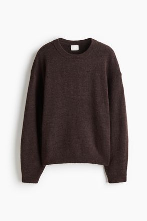 H&M Strickpullover - Dunkelbraun