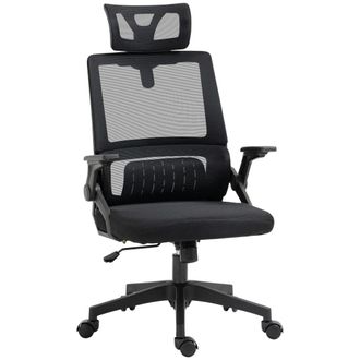 Vinsetto Silla de oficina 60x61x121.5 cm negro