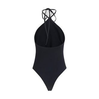 Jacquemus Womens Black Polyamide One-Piece Swimsuit Clothing