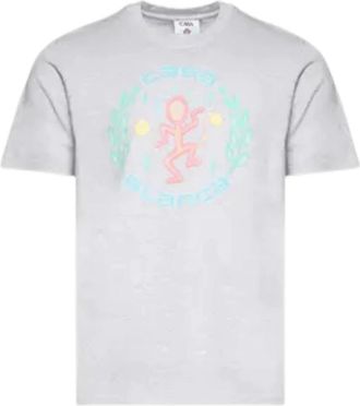 Casablanca Dance Joy T-Shirt - Heren - T-shirts - Grijs - M - Katoen - Tops