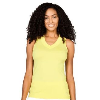 Sofibella UV Colors Racerback Womens Tennis Tank Top in Sunshine at Nordstrom, Size X-Large