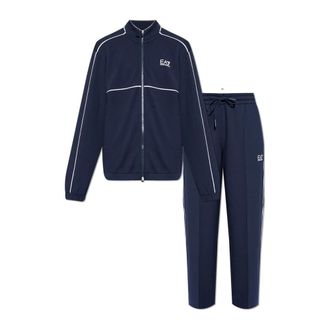 Emporio Armani Training Sets, male, Blue, Size: S Tennis Pro Tracksuit