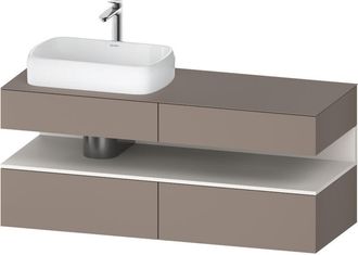 Duravit Qatego Consola Mueble Bajo Lavabo, 2 Extensiones, 2 - Duravit