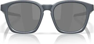 Oakley Gender Inclusive Shackle 52mm Square Sunglasses in Blue Steel/prizm Black at Nordstrom