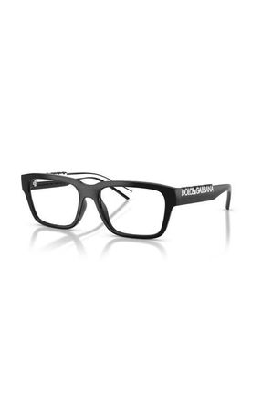 Dolce & Gabbana 53mm Rectangle optical glasses in Black at Nordstrom