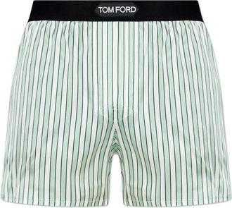 Tom Ford Zijden Boxershorts - Heren - Onderbroek - Groen - S - Ondergoed
