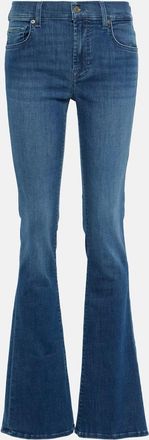 7 For All Mankind Mid-rise bootcut jeans