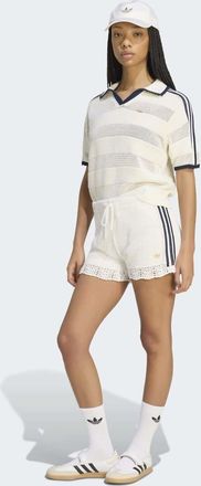 adidas Originals Resort - Pantaloncini bianco sporco