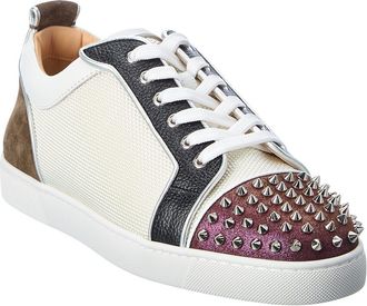 Christian Louboutin Louis Junior Spikes Leather Sneaker