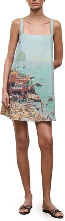 Staud Brio Print Mini Shift Dress in Endless Summer at Nordstrom, Size X-Small