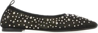 Tory Burch Elegante Ballerinas - Dames - Ballerinas - Zwart - 40 EU - Nylon - Schoenen