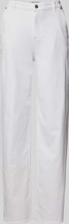 Marc O'Polo Wide Leg Jeans aus Baumwoll-Lyocell-Mix Modell LUMA in Weiss, Gr&ouml;&szlig;e 26/34