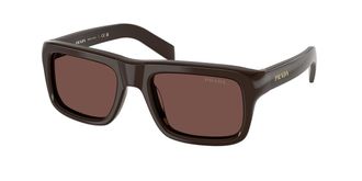 Prada PR D11S 27I90W Mens Sunglasses Brown Size 54