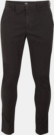 HUGO BOSS Mens Kaito3 Solid Patterned Straight Chinos - Black - Size: 32/32