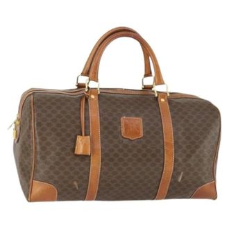 Celine Pre-owned Weekend Bags, female, Brown, Size: ONE SIZE Pre-owned Plastic Weekend Bag