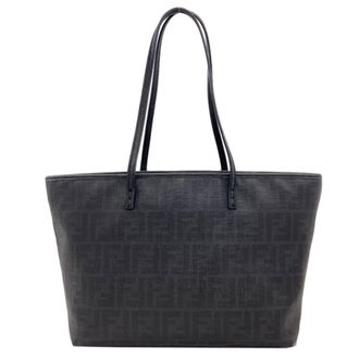 Fendi Black Pvc Tote Bag (Pre-Owned)