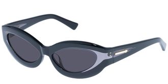 Karen Walker Hana KAS2449770 Womens Sunglasses Black Size 56
