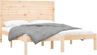 vidaXL Estructura De Cama De Madera Maciza De Pino 160x200 Cm Vidaxl