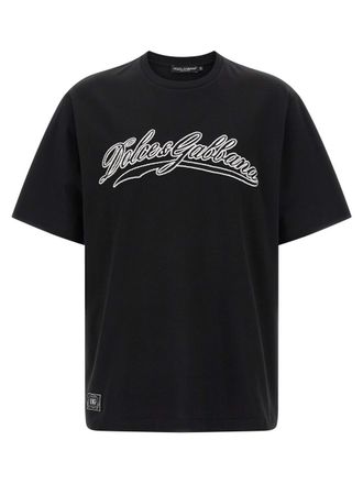 Dolce & Gabbana Logo Embroidery T-Shirt