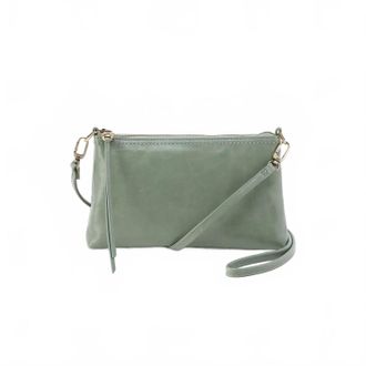 Hobo Womens Darcy Convertible Crossbody Clutch In Jade