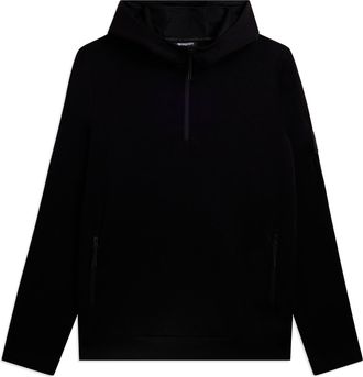 Freddy Felpa uomo a mezza zip con cappuccio