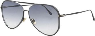 Tom Ford FT0853 01B Shiny Black/Gradient Smoke
