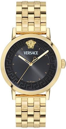 Versace Albireo Bracelet Watch, 40mm in Yellow Gold at Nordstrom