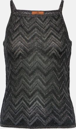 Missoni Zig Zag metallic top