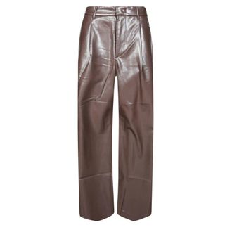 Andamane Pantaloni Boyfriend Sasha - - Trousers - Donna - Marrone - L