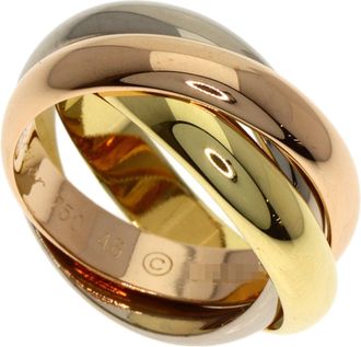 Cartier Trinity Yellow Gold (18K) Pink Gold (18K) White Gold (18K) Band Ring (Pre-Owned)