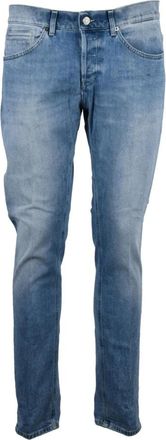 Dondup George Jeans - Heren - Slim Fit Jeans - Blauw - W38 - Katoen - Jeans