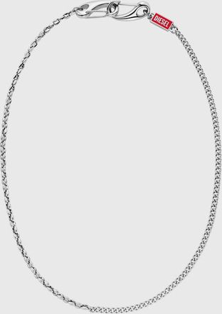 Diesel Stainless steel multi-wear chain necklace - Necklaces - Unisex - Silver