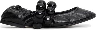 Alaia Alaia Sphere leren Mary Jane-flats