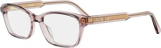 Dior Prisme O S7I Brillen - Dames - Brillen - Roze - 53 MM - Accessoires