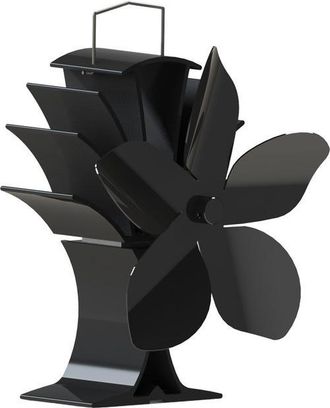 OEM Ventilador Para Una Mejor Distribuci&oacute;n Del Calor, 5 Aspas, Negro