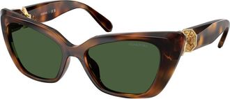 Swarovski Sk 6047 Zonnebril - Dames - Zonnebrillen - Bruin - 54 MM - Accessoires