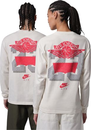 Nike Jordan Air Jordan x Levis Long Sleeve T-Shirt Beige Red Grey IM6731-110