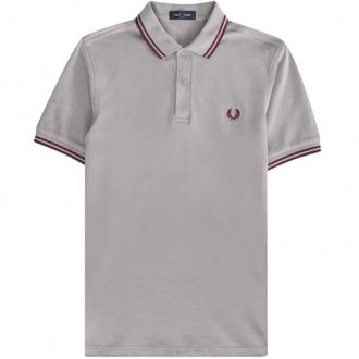 Fred Perry Heren, Tops, Grijs, Maat: 2XL Katoen
