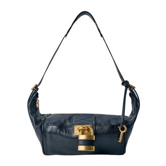 Chlo&eacute; Paddington Grained Shoulder Bag - female - Chlo&eacute; - Shoulder Bags - Black - ONE SIZE - Bags