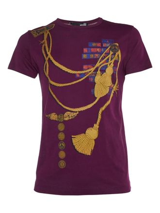 Love Moschino cotton T-shirt - Purple