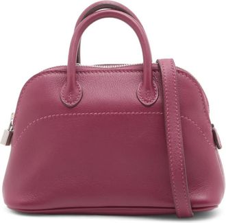 Herm&egrave;s Pre-owned Hermes Micro Mini Evercolor Bolide 1923 WHTJVGK08LKCKO8Z