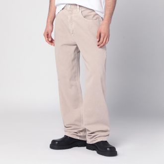 A Gold E Jeans beige in denim rigenerato