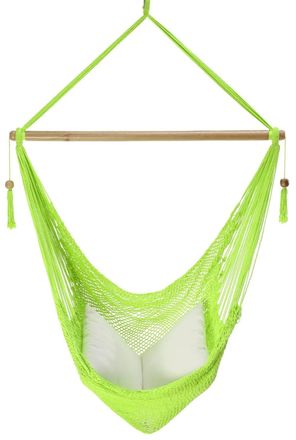 Hamac del sol Jinotega l - silla hamaca de nicaragua - verde - 100% algod&oacute;n
