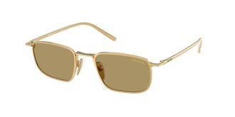 Prada PR D52S 5AK70G Mens Sunglasses Gold Size 49