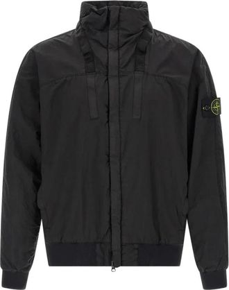 Stone Island Nylon Metal Watro-Tc Jas - Heren - Bomber jackets - Zwart - 2XL - Nylon - Jassen