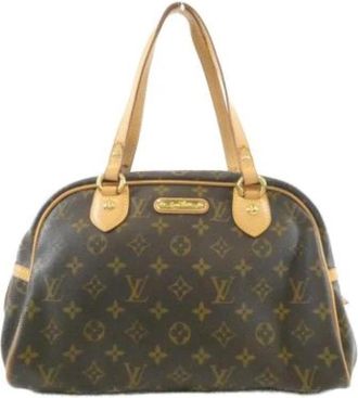 Louis Vuitton Pre-owned Vintage Monogram Shoulder Bag - Dames - Vintage Schoudertas - Bruin - ONE Size - Vintage