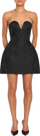 Amanda Uprichard Lodi Mini Dress In Black